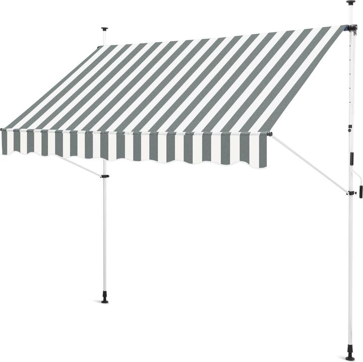 Produktbild Gartenfreude Klemmmarkise Sonnenschutz Balkonmarkise gerader Schnitt (2 m)