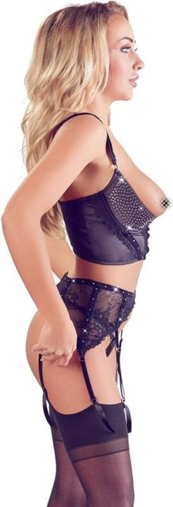 Actual product image Abierta Fina Suspender set (M)