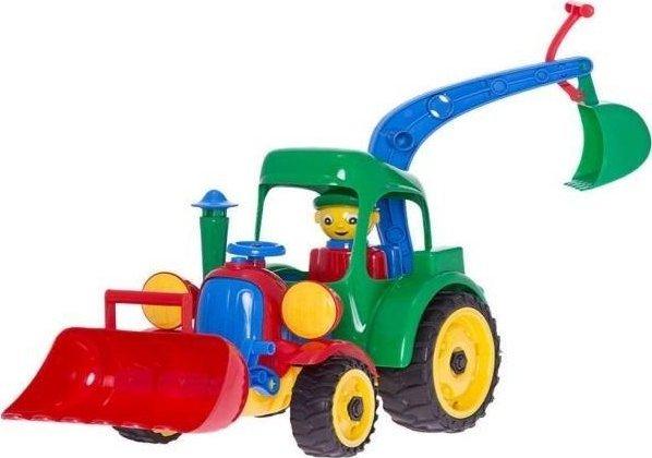 Produktbild Hemar Grosser Traktorbagger mit beweglichen Eimern aus Gummirädern