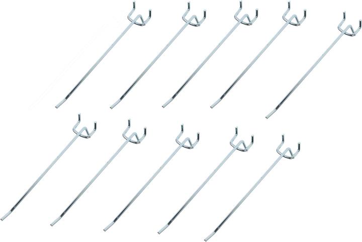 Immagine prodotto EP Ganci singoli per pareti forate, zincati, 10 mm/20 cm, 10 pezzi