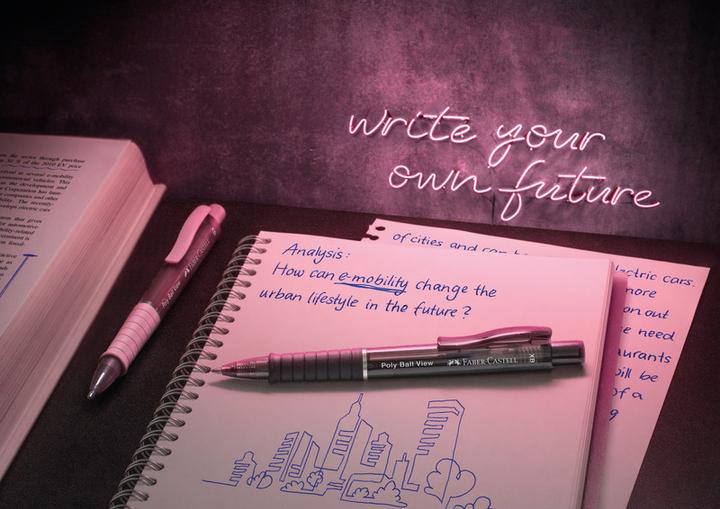 Immagine prodotto Faber-Castell Biros 'Poly Ball View' XB (Nero, 1 x)