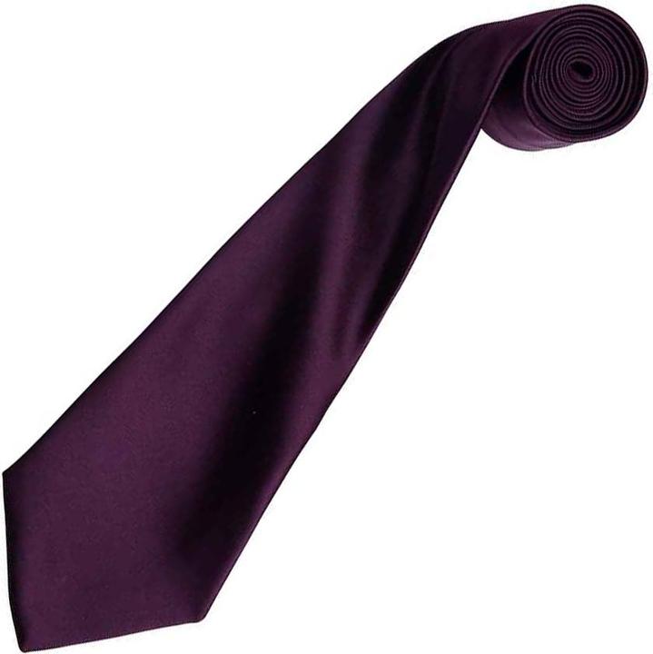 Actual product image Premier Unisex Adult Colours Satin Tie