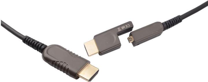 Actual product image MicroConnect HDM191915V2.0DOP HDMI Cable 15 m HDMI Type A (Standard) HDMI Type D (Microphone) Black (15 m, HDMI)