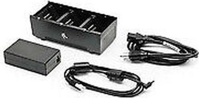 Produktbild Zebra 3 Slot Batt Charger Eu Pwr Cor (3 Stk., Ladegerät inkl. Akku)