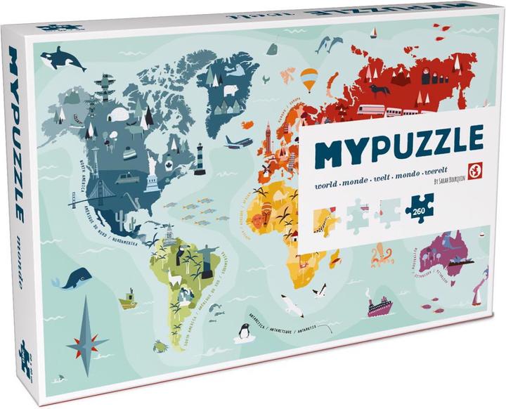 Actual product image Helvetiq Puzzle My Puzzle World (260 pieces)