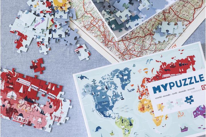 Actual product image Helvetiq Puzzle My Puzzle World (260 pieces)
