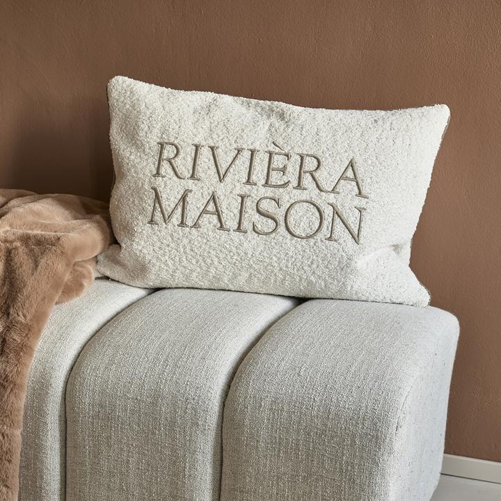 Produktbild Rivièra Maison Dazzle Footstool 160x65, rich tweed, antique white