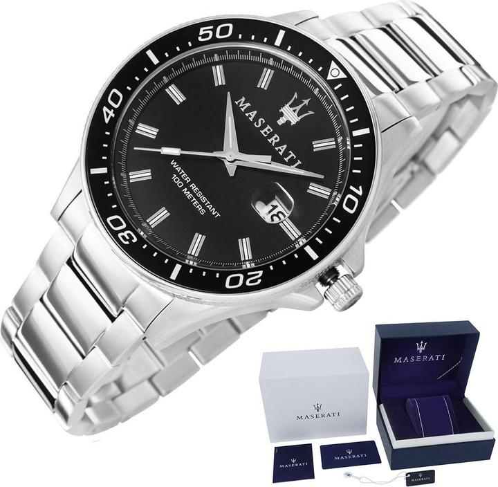 Immagine prodotto Maserati Sfida (Orologio da polso analogico, 44 mm)