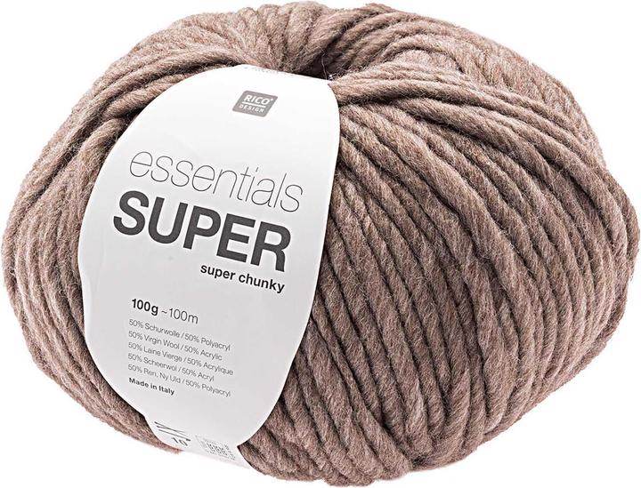 Actual product image Rico Design Wool Essentials Super Super Chunky 100 g Beige (90 m)