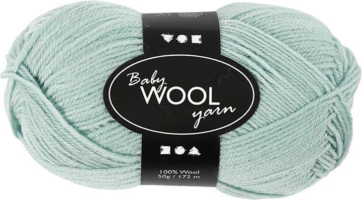 Produktbild Creativ Company Wolle Babygarn Merino 50 g 14/4 Hellgrün (172 m)