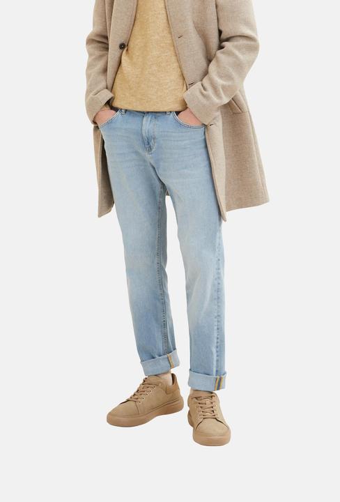 Actual product image Tom Tailor Hose JOSH Slim Jeans im 5-Pocket-Style mit Reissverschluss und Knopf (W31/L34)