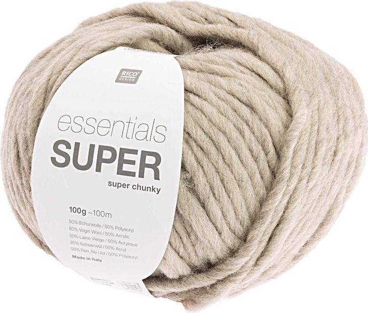 Immagine prodotto Rico Design Lana Essentials Super Super Chunky 100 g Nature (90 m)