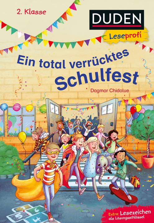 Immagine prodotto Duden Leseprofi – Ein total verrücktes Schulfest, 2. Klasse (Tedesco, Dagmar Chidolue, Veronika Gruhl, Fratello Elli, 2020)