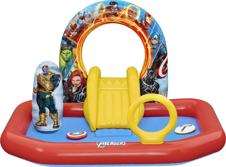 Actual product image Bestway Marvel's Avengers Assemble Kids Inflatable Water Play Center
