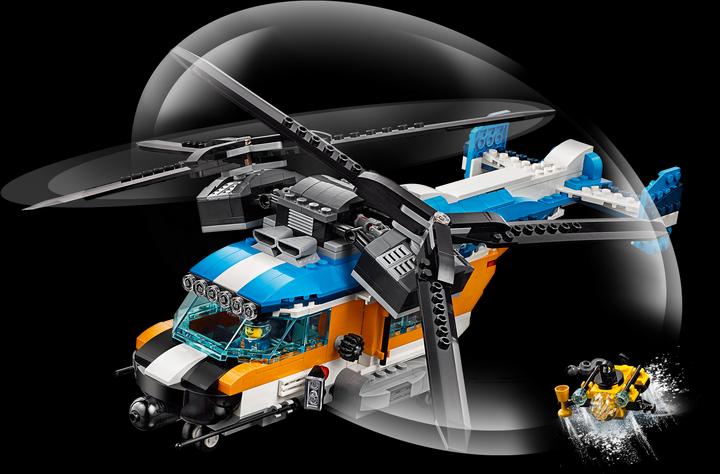 Actual product image LEGO Double rotor helicopter (31096, LEGO Creator 3-in-1)