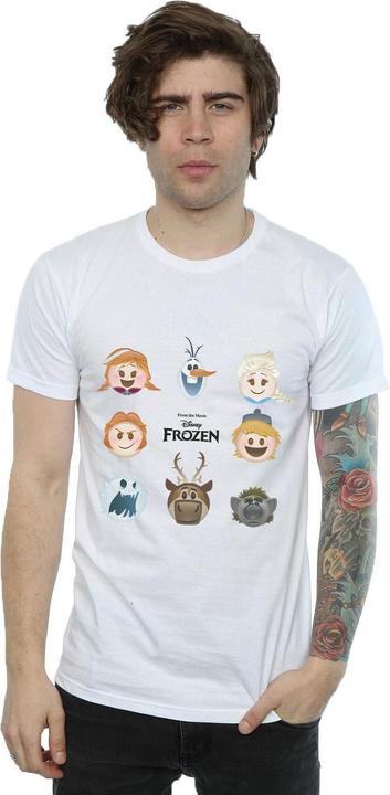 Actual product image Disney Mens Frozen Heads T-Shirt (XXL)