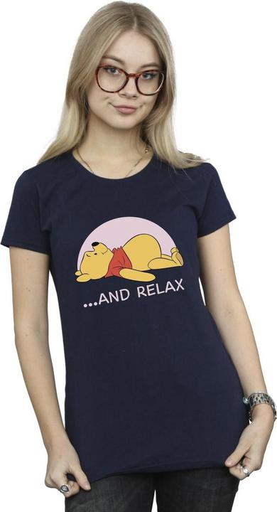Actual product image Disney Womens/Ladies Winnie The Pooh Relax Cotton T-Shirt (XXL)