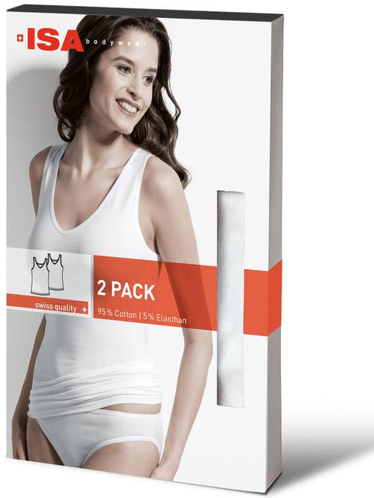Produktbild ISA Bodywear Träger Top 2er-Pack (XL)