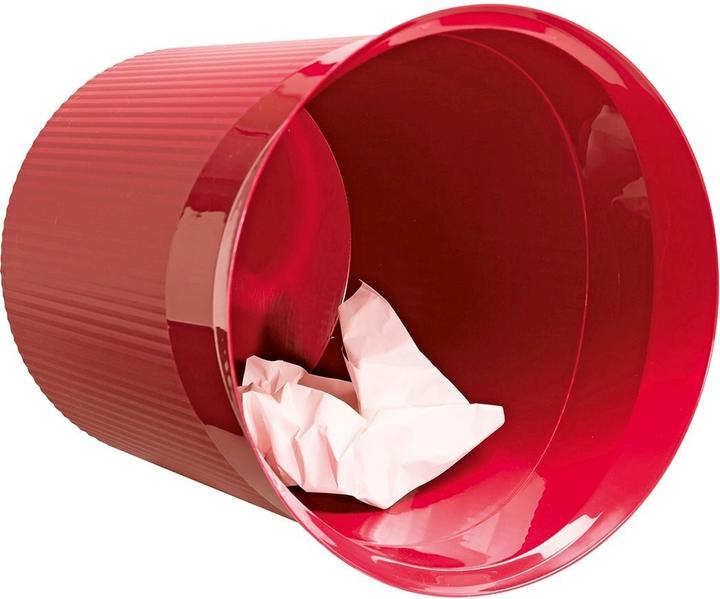 Actual product image Han Wastebasket Re-LOOP, 13 liters, red 13 liters, 100% recycled eco-plastic (13 l)