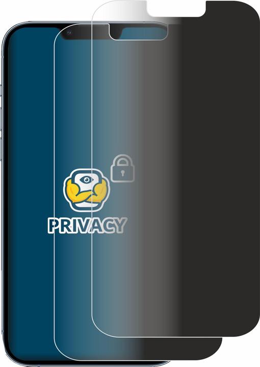 Actual product image BROTECT Anti-spy privacy film Blue light protection film (2 Piece, Apple iPhone 13 Pro Max)