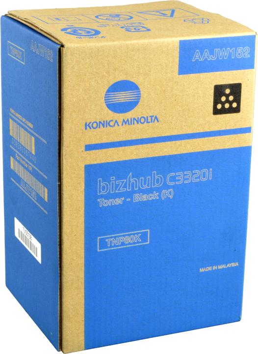 Produktbild Konica Minolta TNP80K - Schwarz - Original - Tonerpatrone - für bizhub C3320i (AAJW152) (BK)