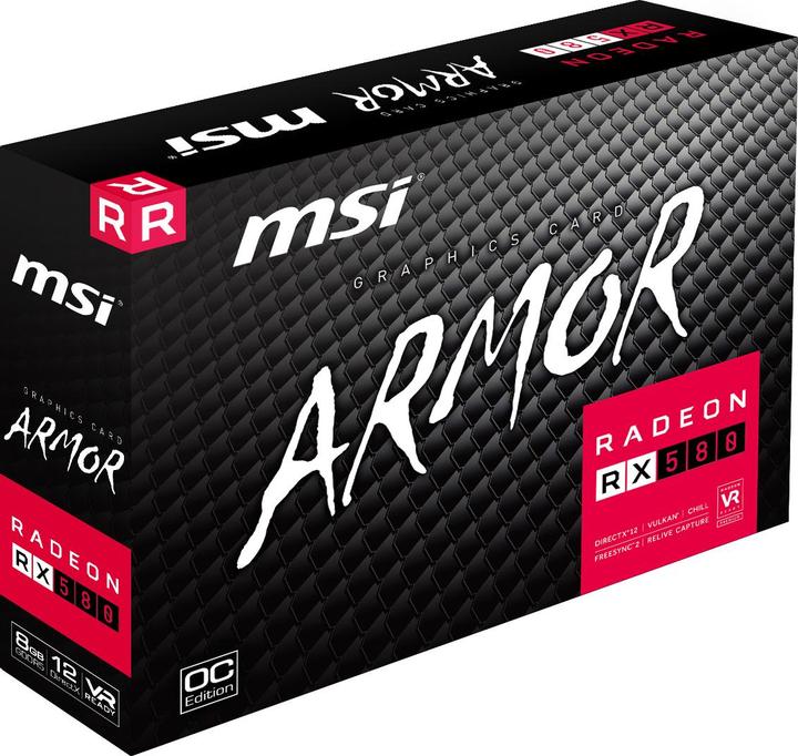 Produktbild MSI Radeon RX 580 ARMOR OC (8 GB)