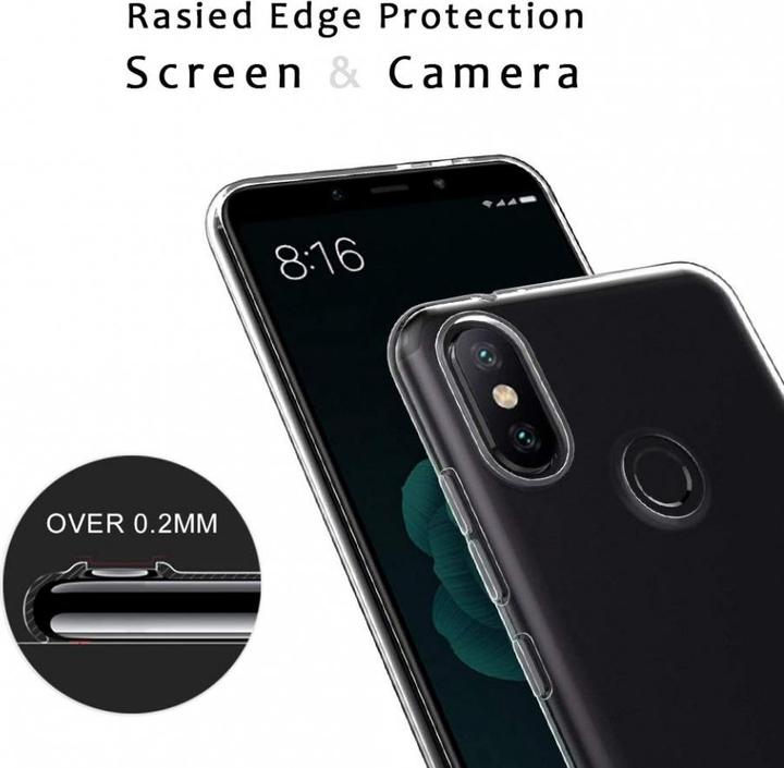 Actual product image Screenguard Xiaomi Mi A2 Flexible TPU Clear Case (Xiaomi Mi A2 Lite?)