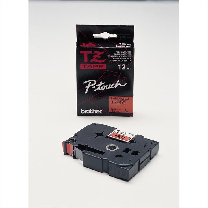 Actual product image Brother Tze-431 (1.20 cm, Red)
