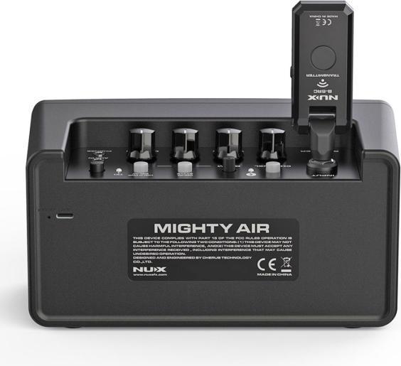 Produktbild NUX Mighty Air Gitarren-Verstärker mit Klinkenkabel (Gitarre, Bass, 10 W)