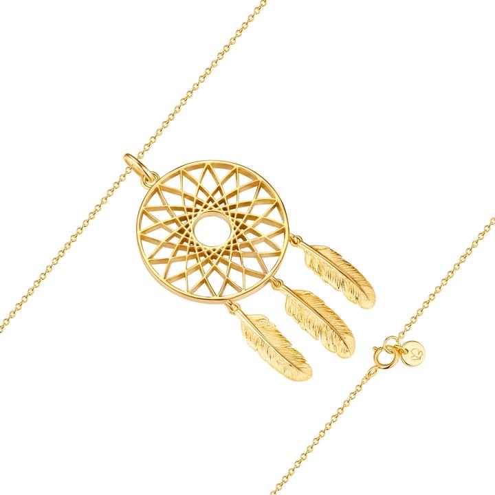 Produktbild Glanzstücke München Damen Kette Feder Sterling Silber - 35034 (Sterling Silber, 70 cm)