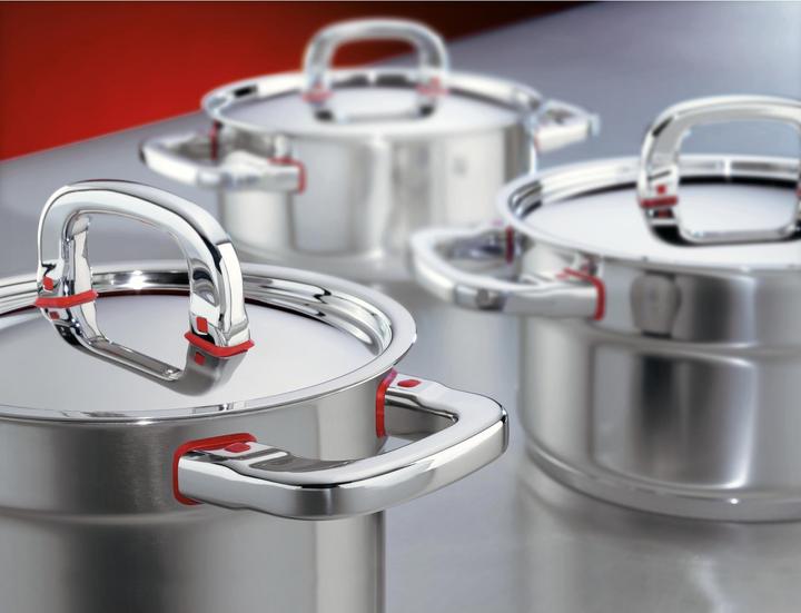 Image du produit WMF Casserole Casserole à induction 20cm Casserole 3,3l Couvercle PremiumOne Acier inoxydable (20 cm, Casserole, Acier inoxydable)