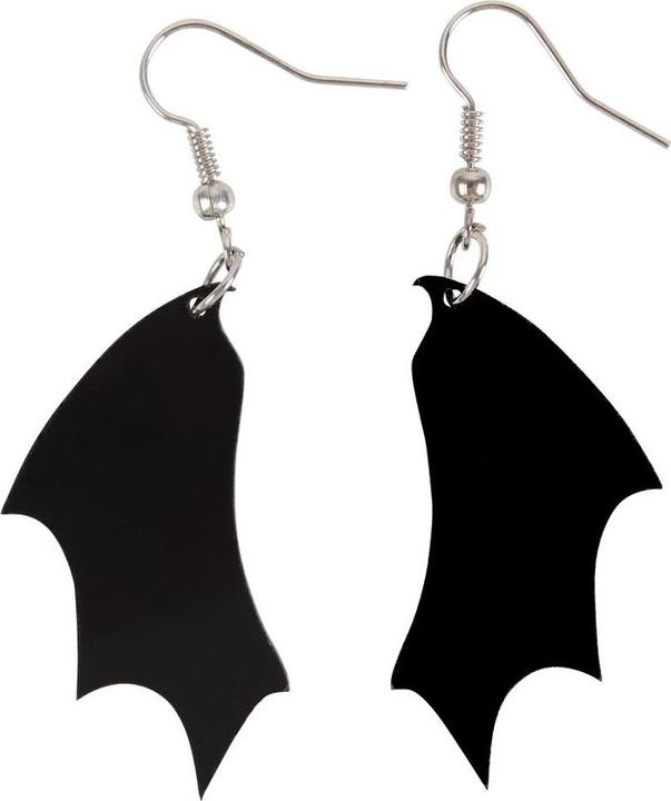 Actual product image Something Different Bat Wings Dangle Earrings (100% synthetic material)