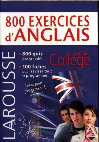 Actual product image 800 exercises d'anglais: spécial collège (Collectif, French)
