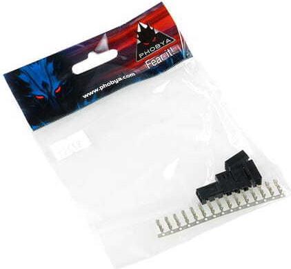 Produktbild Phobya Fan Power Connector 3Pin Buchse inkl. Pins, 5 Stück