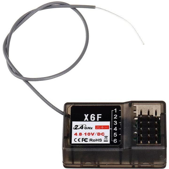 Actual product image Amewi Receiver X6F 6-channel 2.4 GHz GFSK HC7 / RXB7