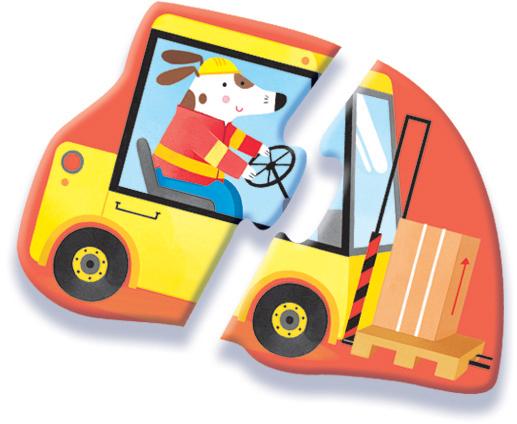 Actual product image Very First Puzzle & Book: Vehicles (24 pieces)