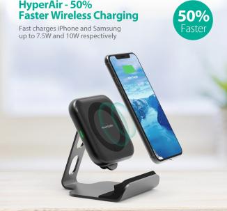 Actual product image Nenurodyta RAVPower Wireless charger with holder (RP-PC070), Black, 10W (10 W)