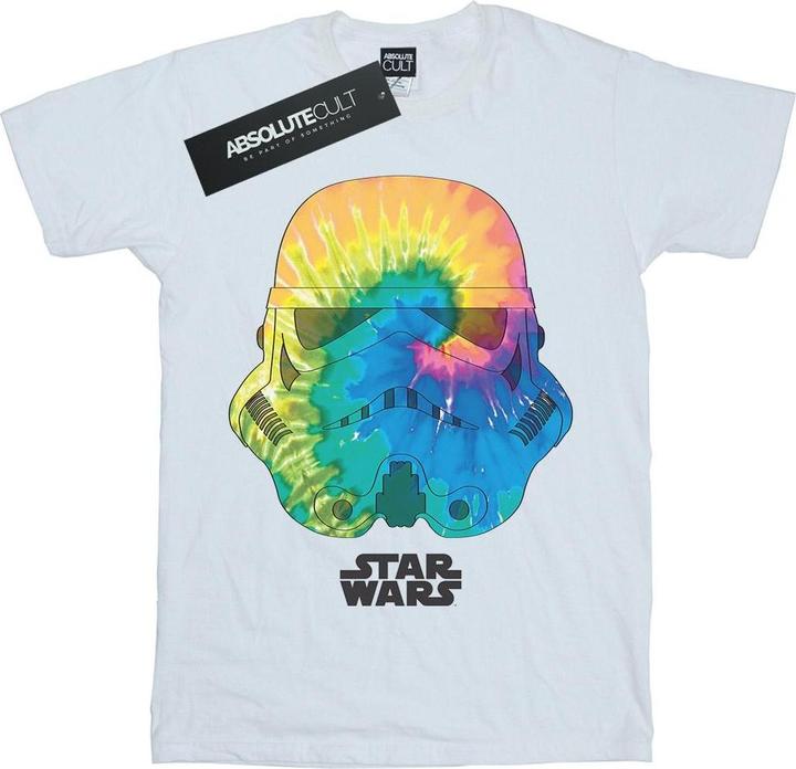 Actual product image Star Wars Mens Stormtrooper Jupiter Helmet T-Shirt (S)