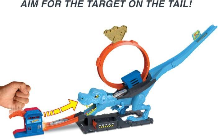 Actual product image Hot Wheels HW City T-Rex Chomp Down TVD