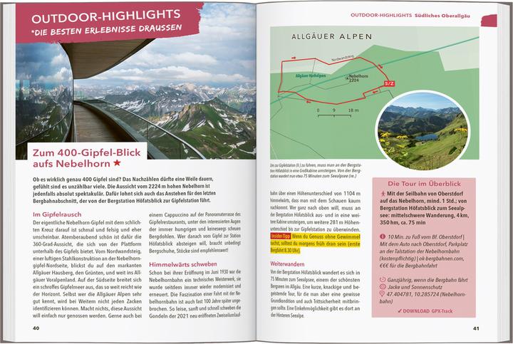 Produktbild OUTDOOR GUIDE Reiseführer Allgäu (Deutsch, Barbara Kettl-Römer, 2024)