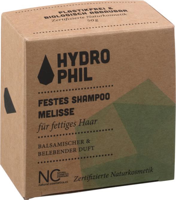 Produktbild Hydrophil Festes Shampoo Melisse für fettiges Haar (Festes Shampoo)
