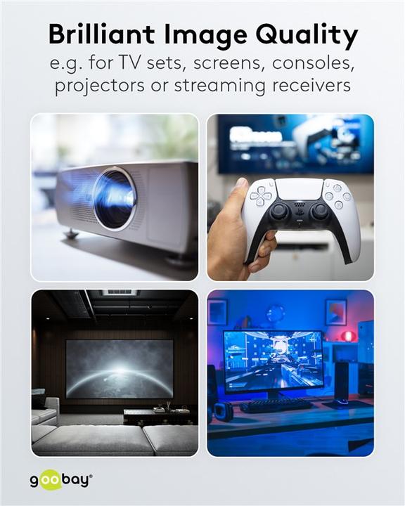 Produktbild Goobay HDMI – HDMI (1 m, HDMI)