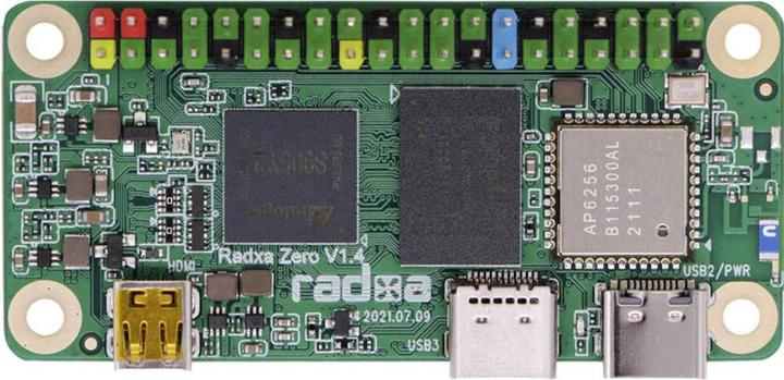 Actual product image Radxa Zero 4GB RAM/32GB eMMC Single Board Computer