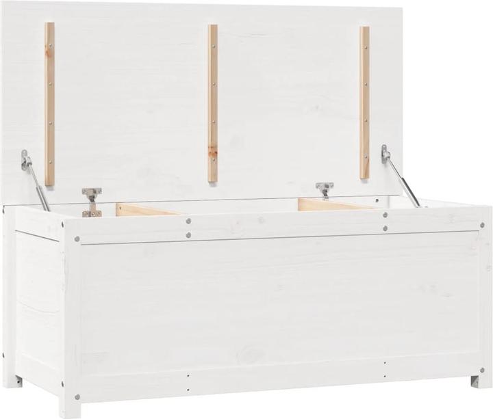 Image du produit VidaXL Truhe Weiss 110x50x45,5 cm Massivholz Kiefer,Farbe