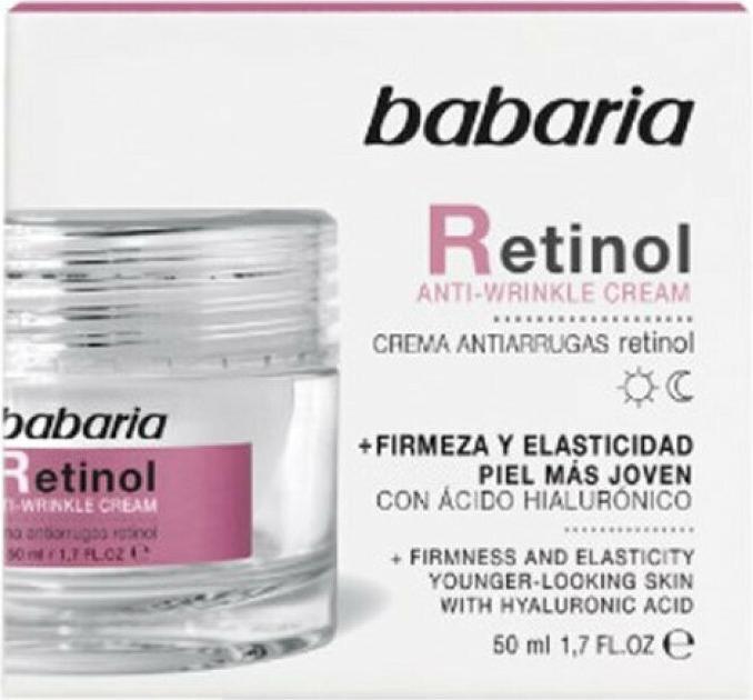 Actual product image Babaria Crema Facial Antiarrugas Retinol 50 ml (Body cream, 50 ml)