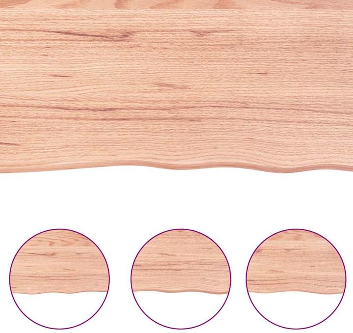 Actual product image VidaXL Oak Nature (200 x 50 x 6 cm)