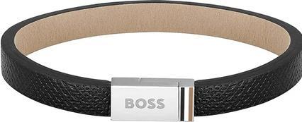 Produktbild Hugo Boss Modern leather bracelet Jace 1580336 - Length: 17.5 cm (17.50 cm, Leder)