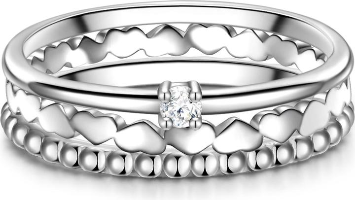 Glanzstücke München Damen Herz/Kugel Sterling Silber Zirkonia silber - 32024