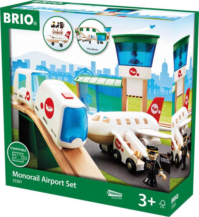 Produktbild Brio Monorail Flughafen Set