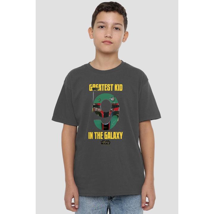 Actual product image Star Wars Childrens/Kids Greatest Kid Boba Fett T-Shirt (152, 158)